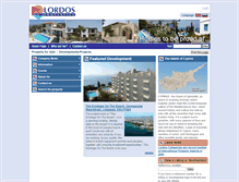 Tablet Screenshot of lordosproperties.com